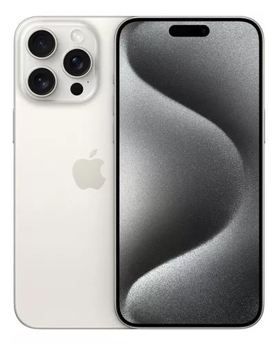 iPhone 15 Pro Max Apple 512GB, Câmera Dupla 48MP, Tela 6.7", Branco Titânio